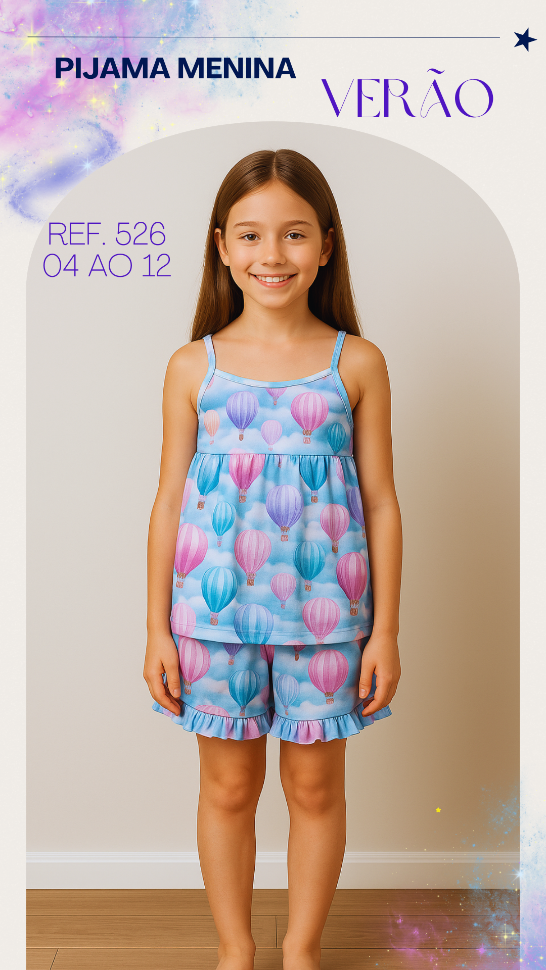 Pijama Infantil Menina — Ref. 526