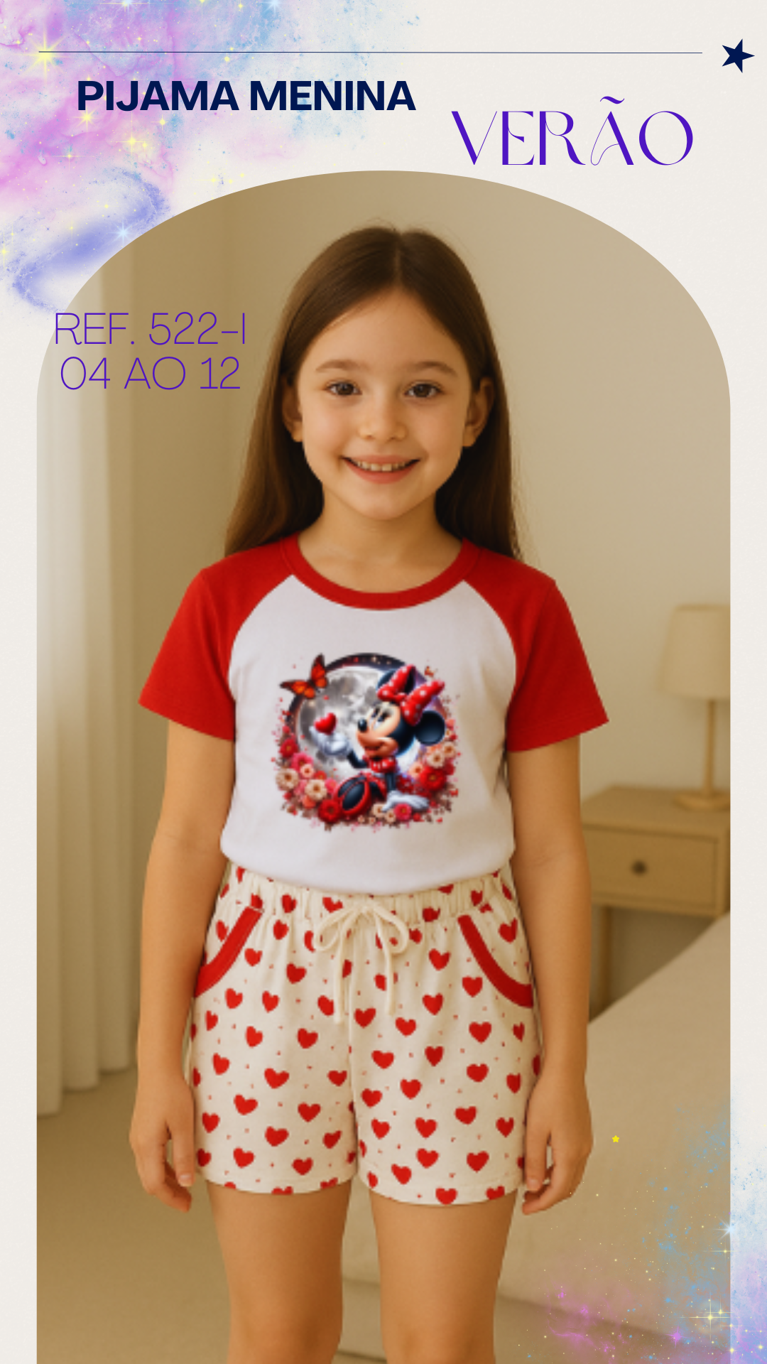 Pijama Infantil Menina — Ref. 522-i