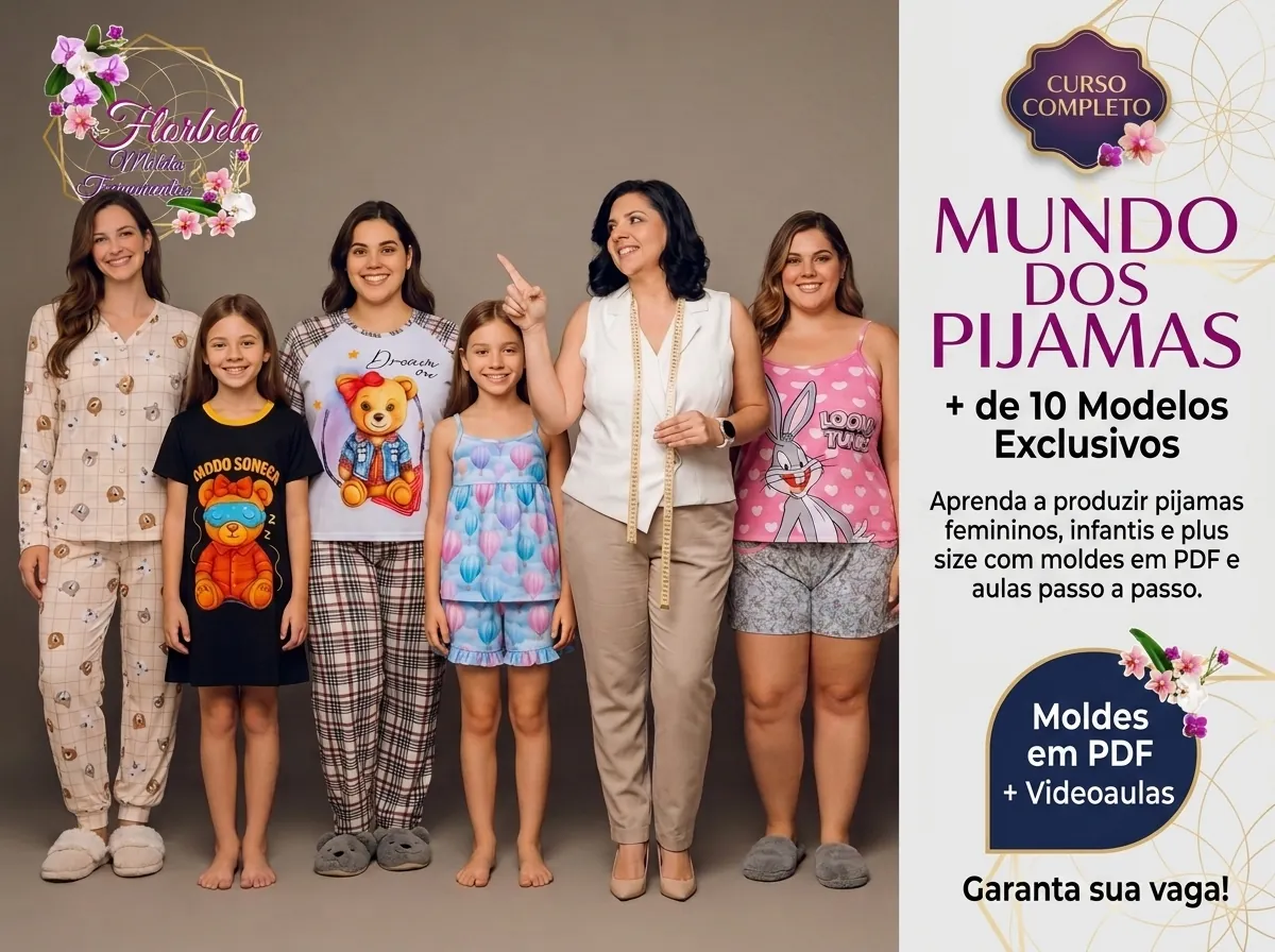 Curso de costura online da Florbela Moldes