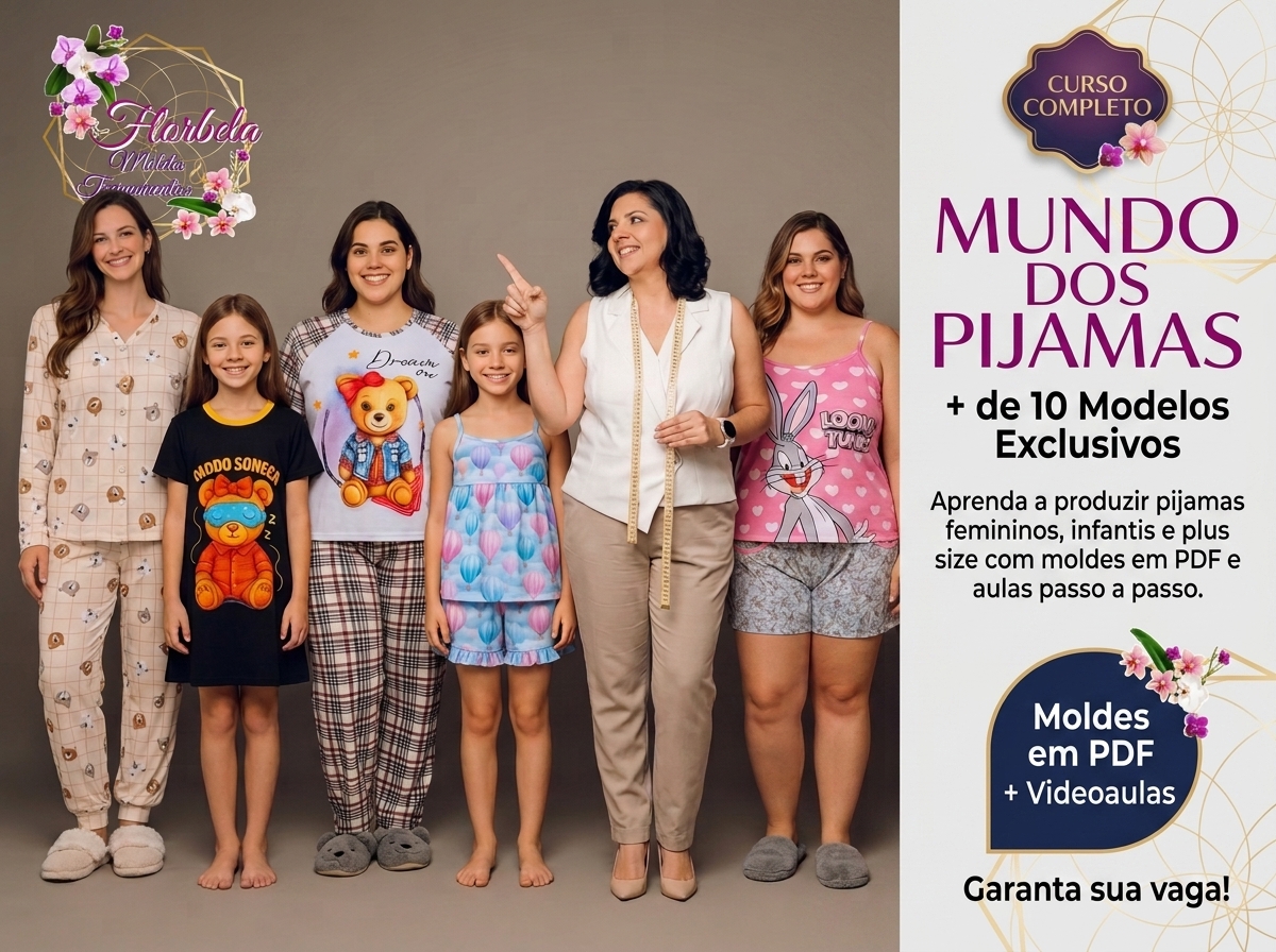 Curso de costura online da Florbela Moldes