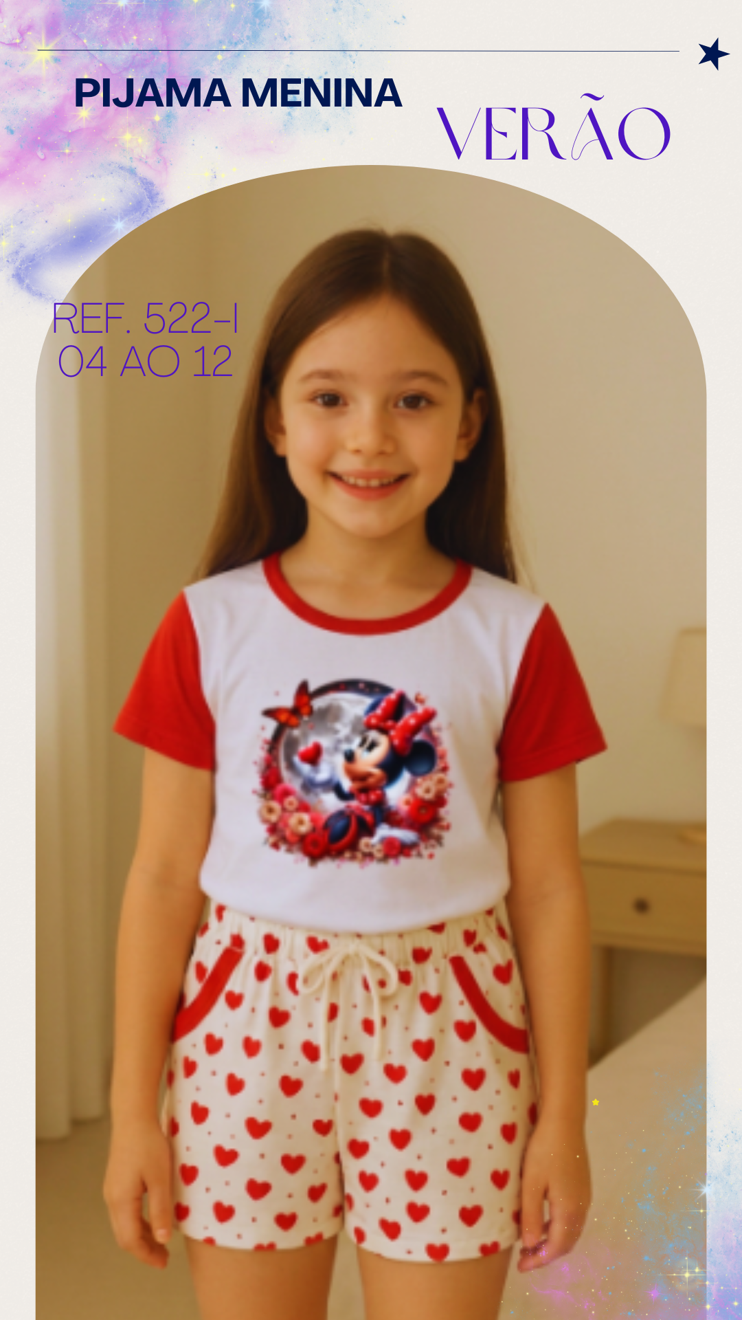 Pijama Infantil Menina — Ref. 522-i
