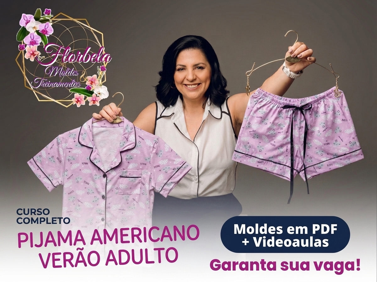 Pijama Americano Verão Adulto