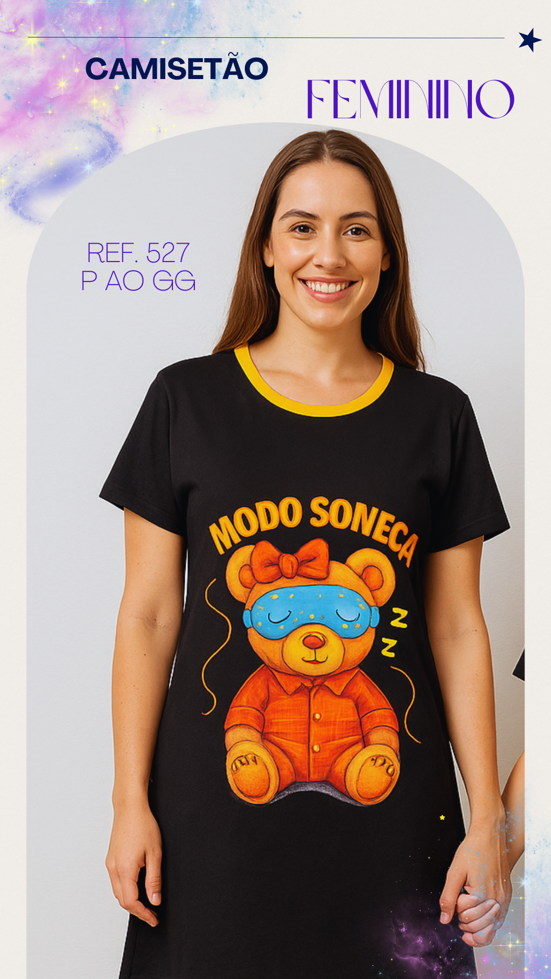 Camisetão Feminino — Ref. 527