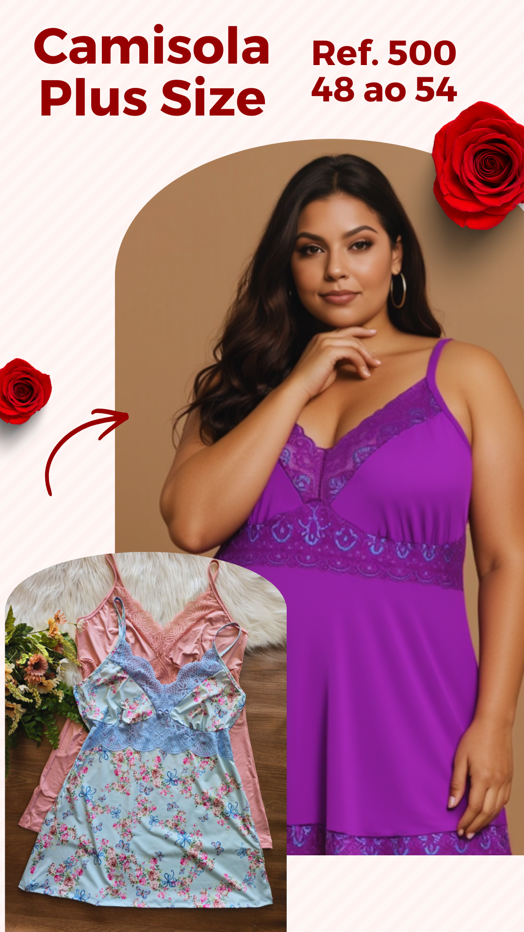 Camisola Plus Size — Ref. 500
