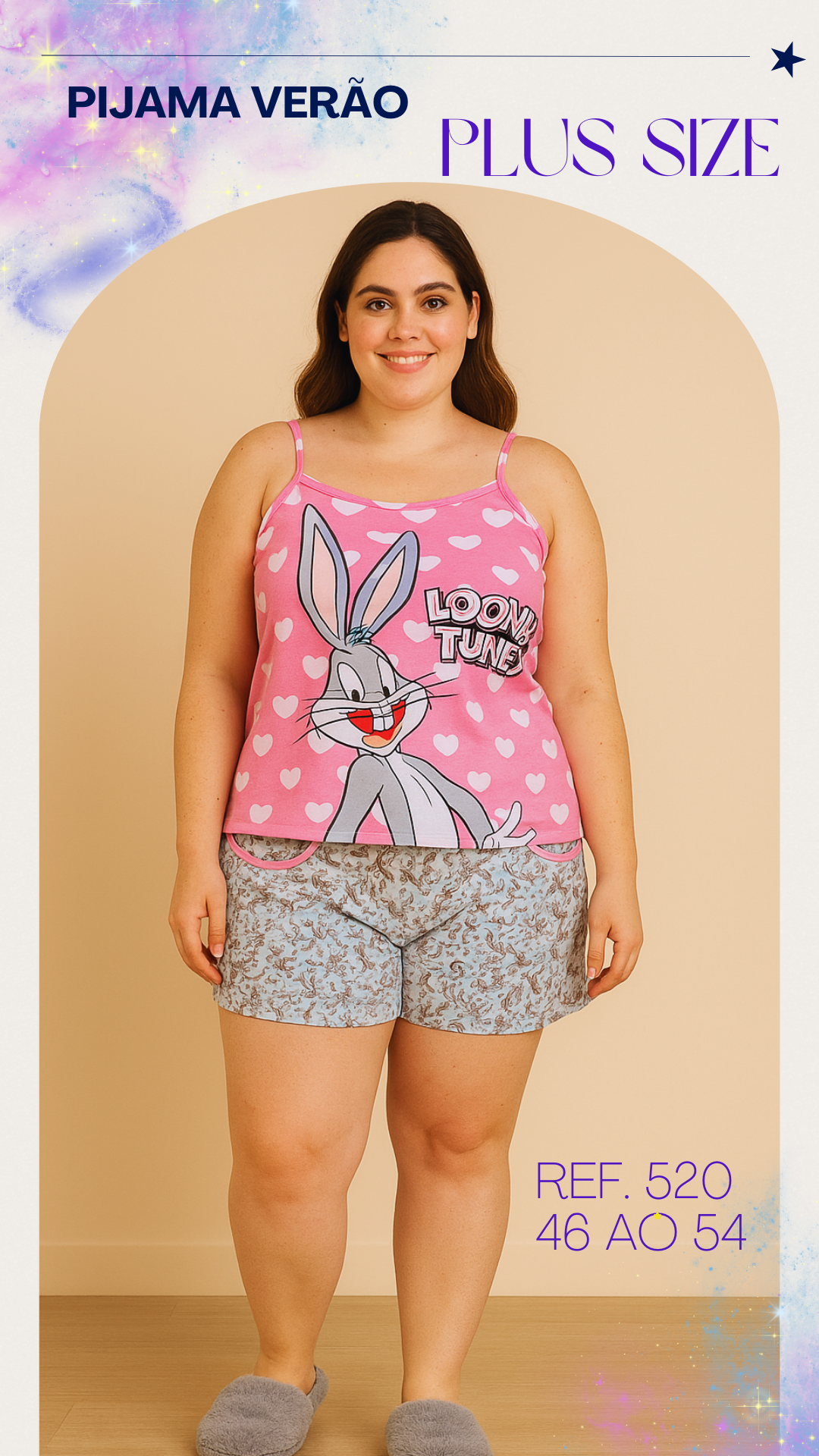 Pijama Plus Size Verão — Ref. 520