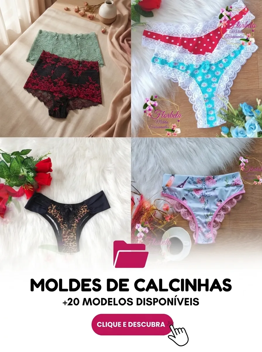 Moldes de costura — categoria Moldes de Calcinhas