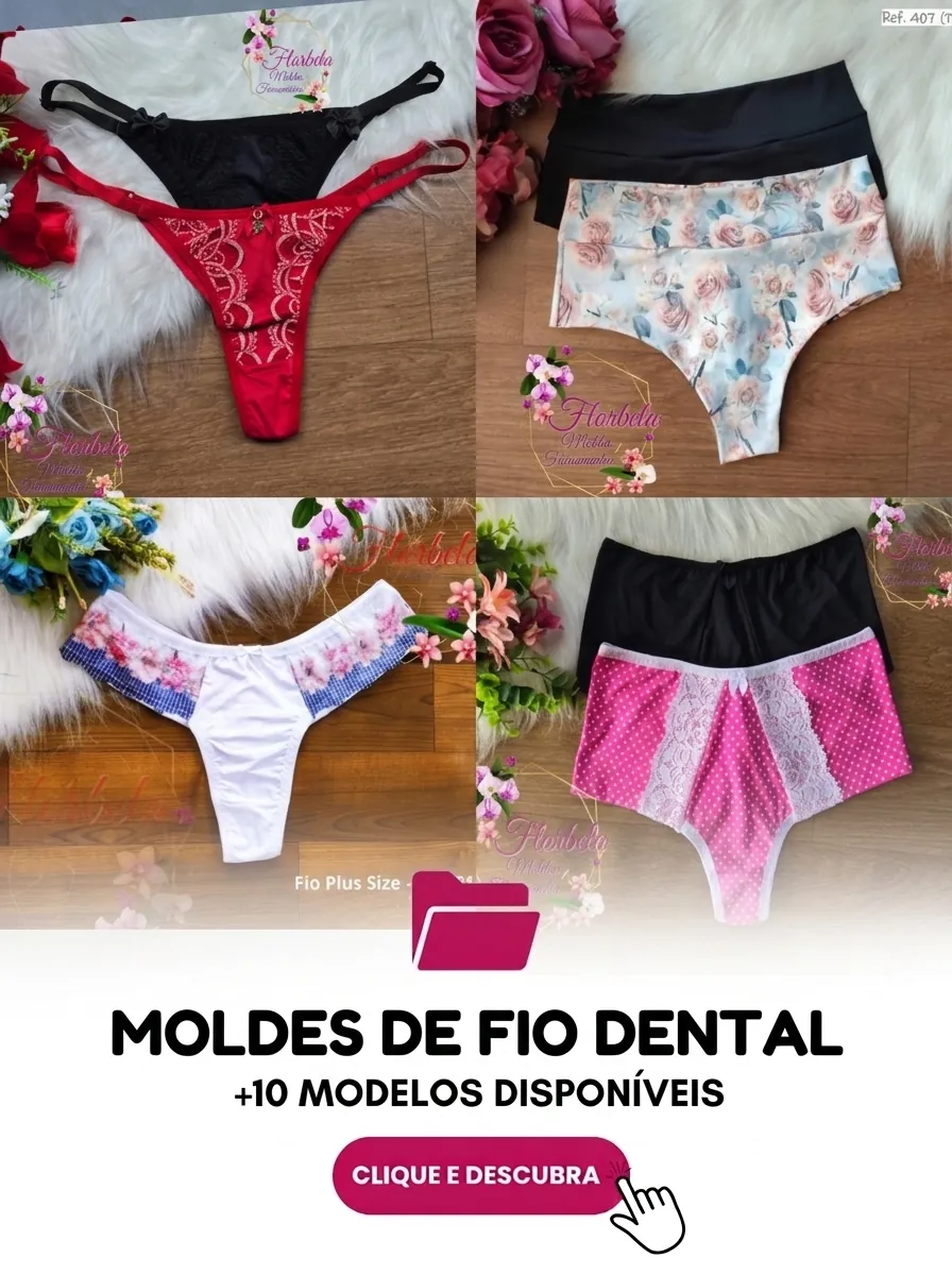 Moldes de costura — categoria Moldes de Fios Dentais
