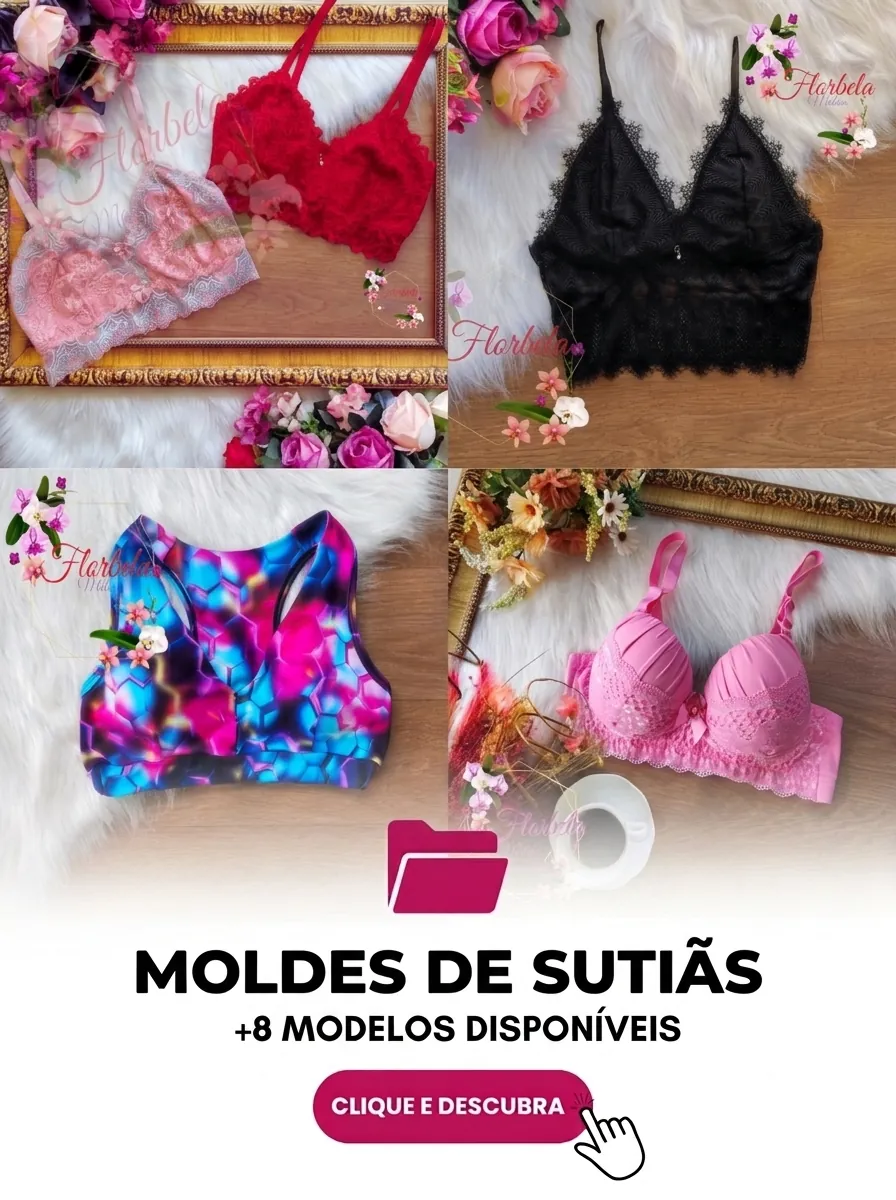 Moldes de costura — categoria Moldes de Sutiãs