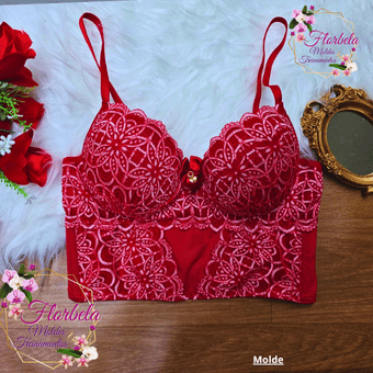 Cropped Detalhes Renda — imagem 2