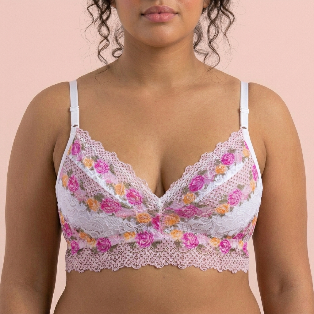 Sutiã Plus Size Floral — Ref. 612